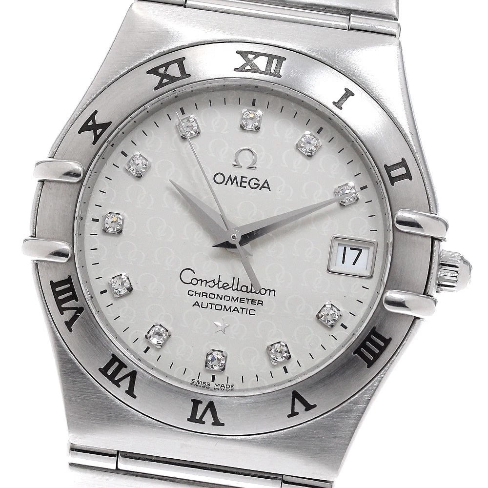 OMEGA CONSTELLATION AUTOMATIC WATCH: OMEGA Constellation Automatic Watch Brand: OMEGA Type/Style: Wristwatch Material: Band Material Stainless Steel, Case Material Stainless Steel Color: Band Color Silver, Case Color Silver, Dial Color