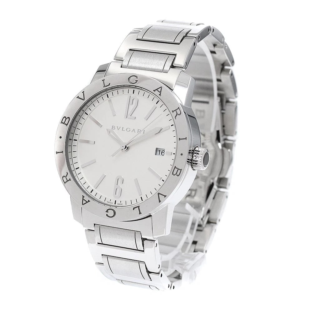 BVLGARI SILVER DIAL AUTOMATIC WATCH - 2