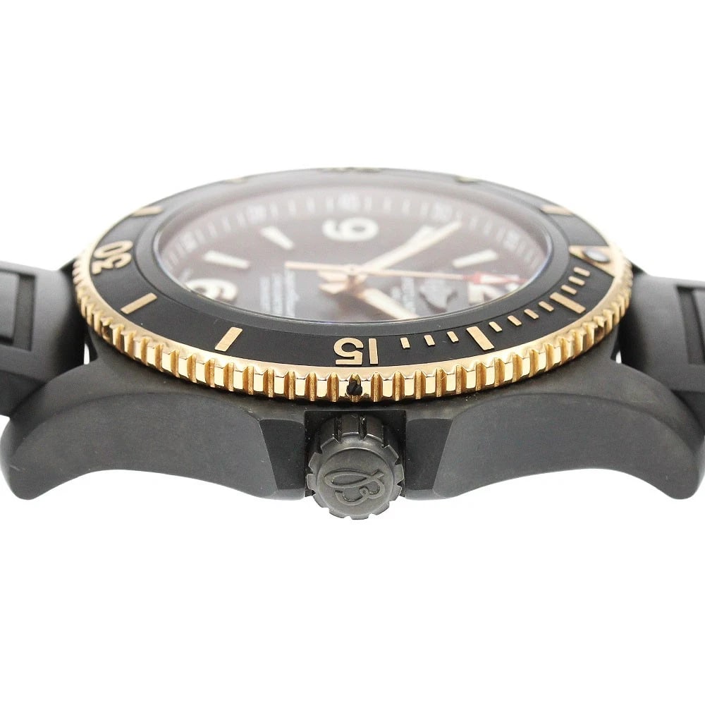 BREITLING SUPER OCEAN AUTOMATIC 46 DATE BLACK DIAL AUTOMATIC WATCH - 3
