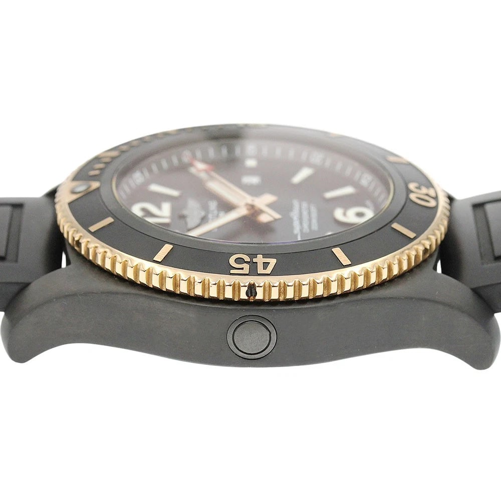 BREITLING SUPER OCEAN AUTOMATIC 46 DATE BLACK DIAL AUTOMATIC WATCH - 4