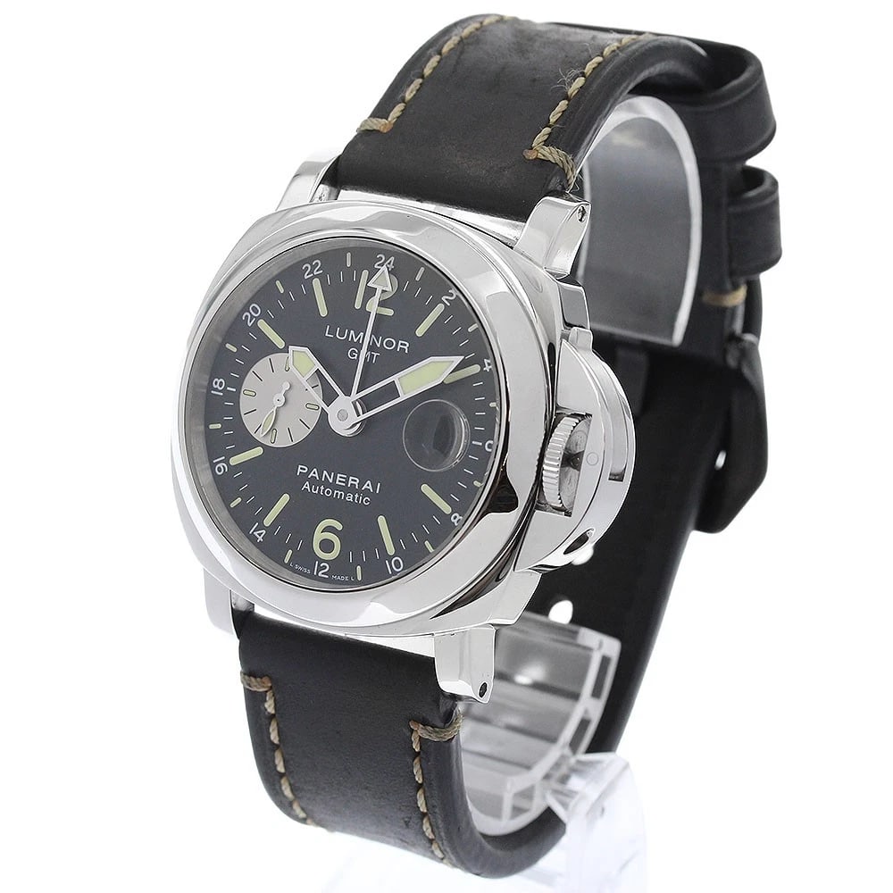 PANERAI LUMINOR GMT DATE SMALL SECOND AUTOMATIC WATCH - 2