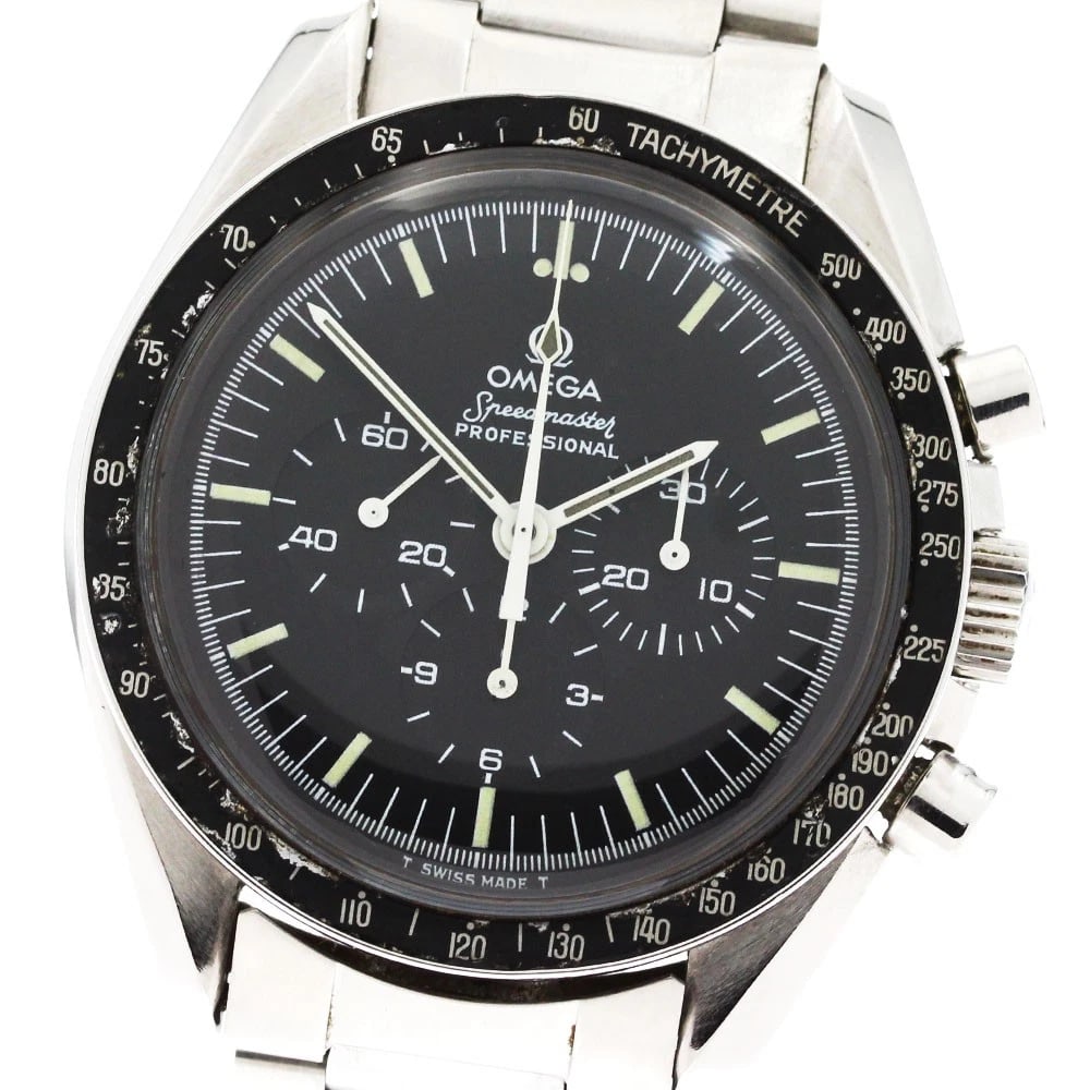 OMEGA SPEEDMASTER PROFESSIONAL HW WATCH: OMEGA Speedmaster Professional HW Watch Brand: OMEGA Type/Style: Wristwatch Material: Band Material Stainless Steel, Case Material Stainless Steel Color: Band Color Silver, Case Color Silver, Dial