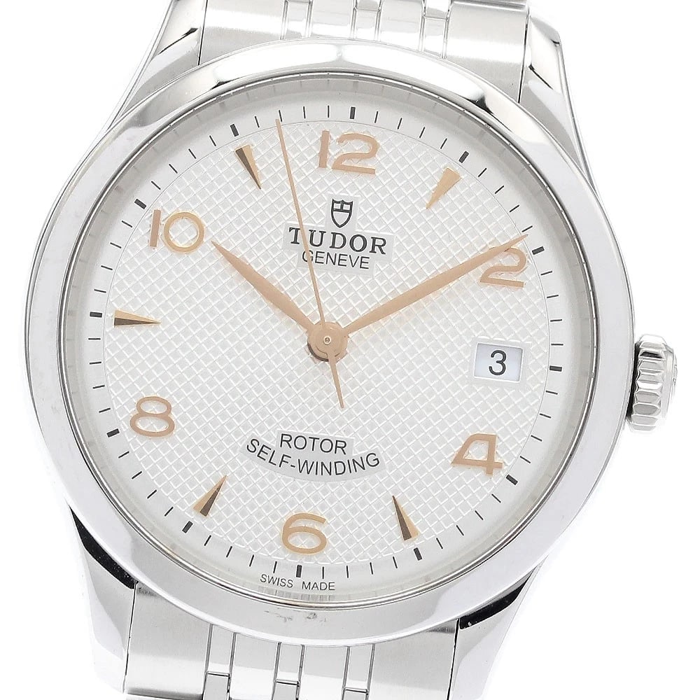 TUDOR DATE WHITE DIAL AUTOMATIC WATCH: TUDOR Date white Dial Automatic Watch Brand: TUDOR Type/Style: Wristwatch Material: Band Material Stainless Steel, Case Material Stainless Steel Color: Band Color Silver, Case Color Silver, Dial Color
