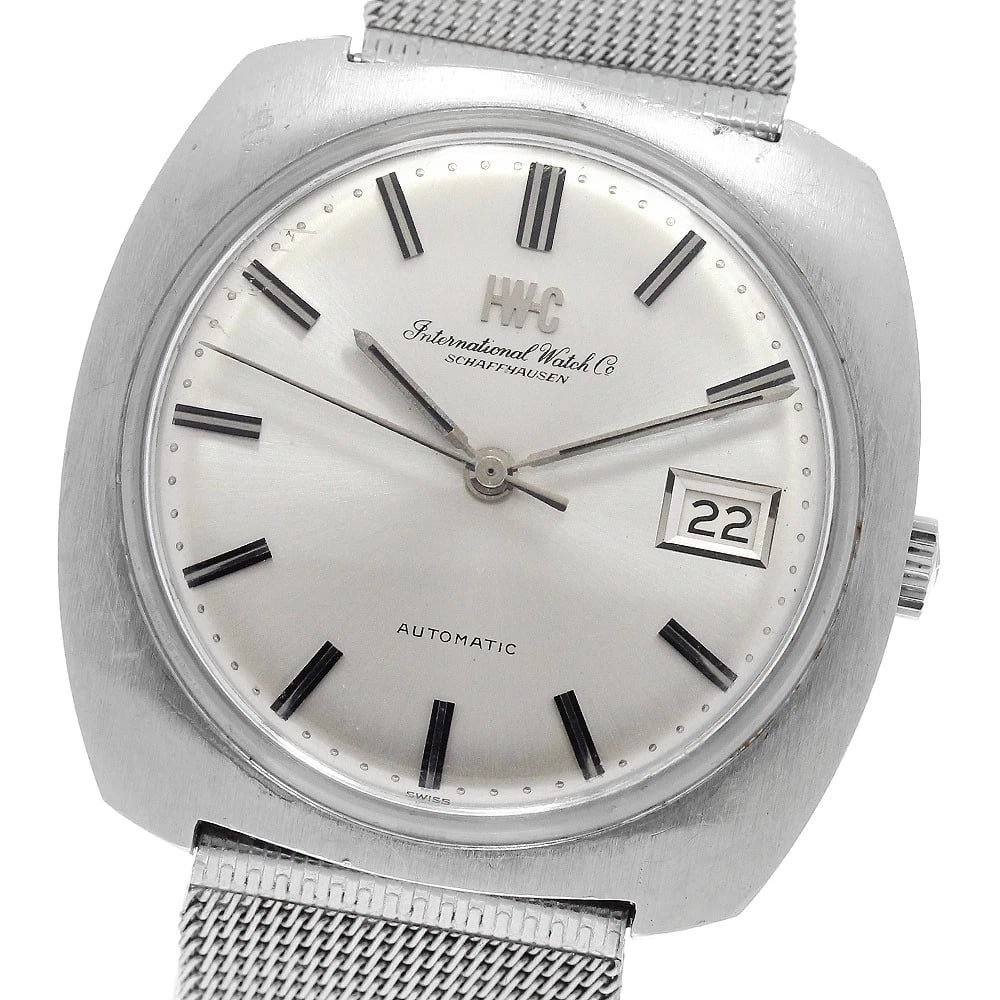 IWC SCHAFFHAUSEN DATE SILVER DIAL AUTOMATIC WATCH: IWC SCHAFFHAUSEN Date Silver Dial Automatic Watch Brand: IWC SCHAFFHAUSEN Type/Style: Wristwatch Material: Band Material Stainless Steel, Case Material Stainless Steel Color: Band Color Silver, Case C