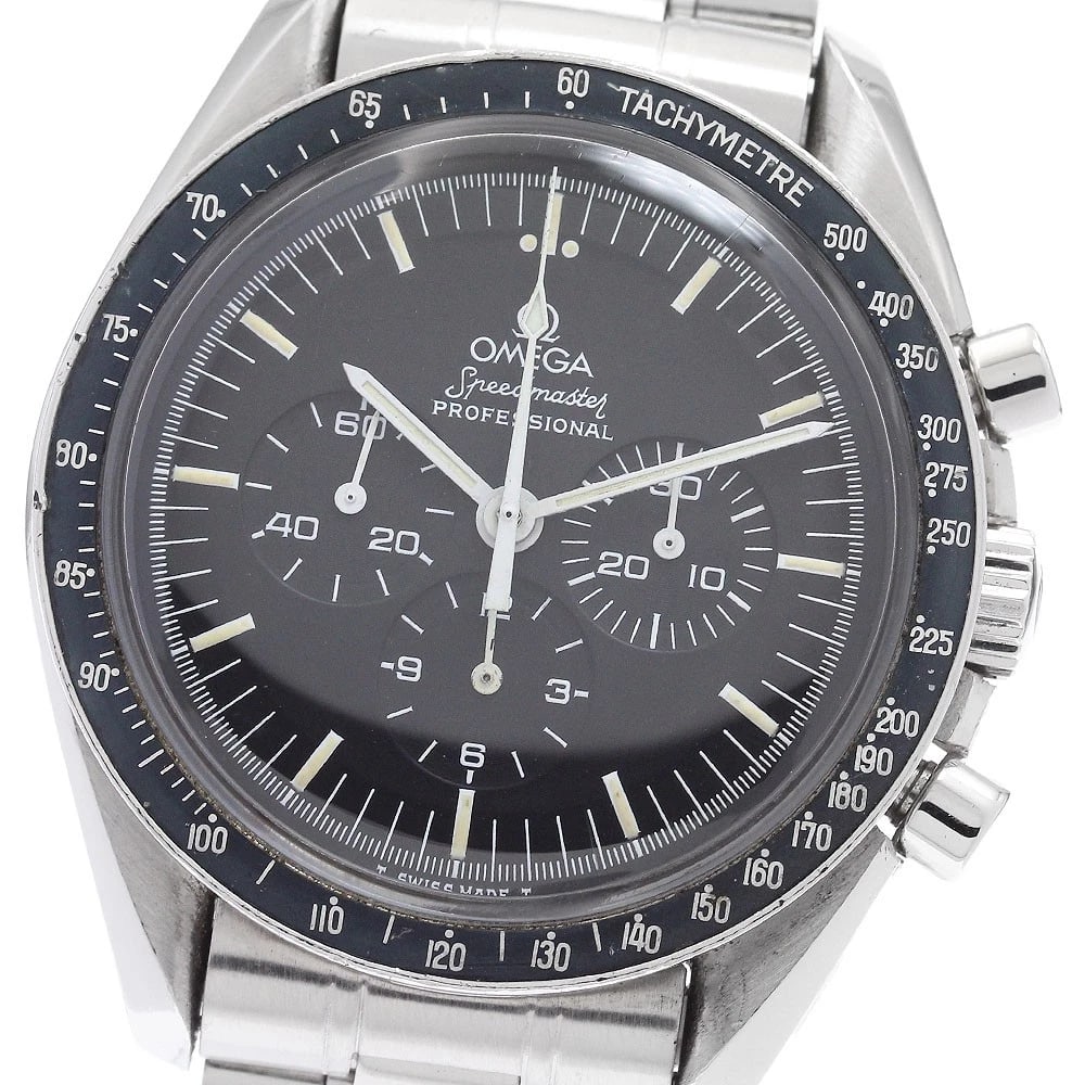 OMEGA SPEEDMASTER PROFESSIONAL APOLLO HAND WATCH: OMEGA Speedmaster Professional Apollo Hand Watch Brand: OMEGA Type/Style: Wristwatch Material: Band Material Stainless Steel, Case Material Stainless Steel Color: Band Color Silver, Case Color Silver,