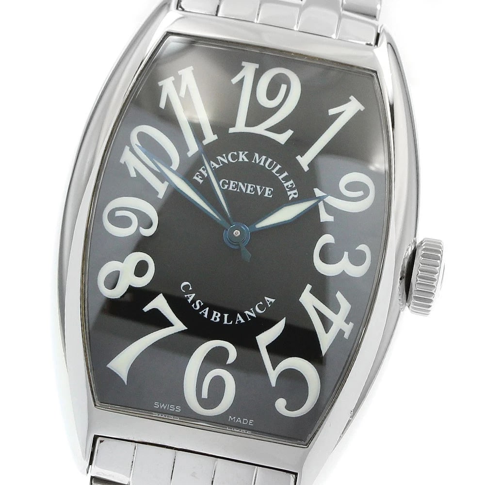 FRANCK MULLER CASABLANCA BLACK DIAL AUTOMATIC WATCH: FRANCK MULLER Casablanca black Dial Automatic Watch Brand: FRANCK MULLER Type/Style: Wristwatch Material: Band Material Stainless Steel, Case Material Stainless Steel Color: Band Color Silver, Case