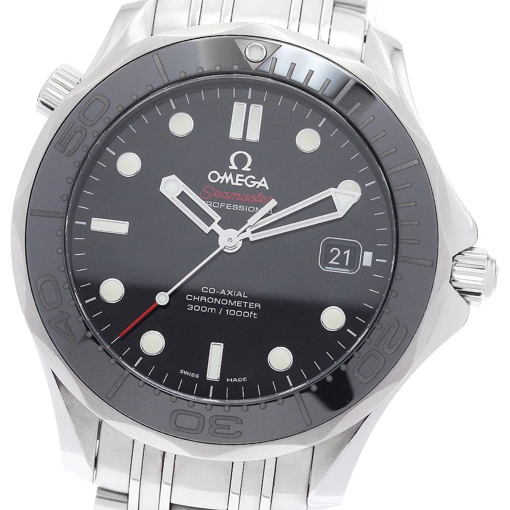 OMEGA SEAMASTER CO-AXIAL AUTOMATIC WATCH: OMEGA Seamaster Co-Axial Automatic Watch Brand: OMEGA Type/Style: Wristwatch Material: Band Material Stainless Steel, Case Material Stainless Steel Color: Band Color Silver, Case Color Silver, Dial