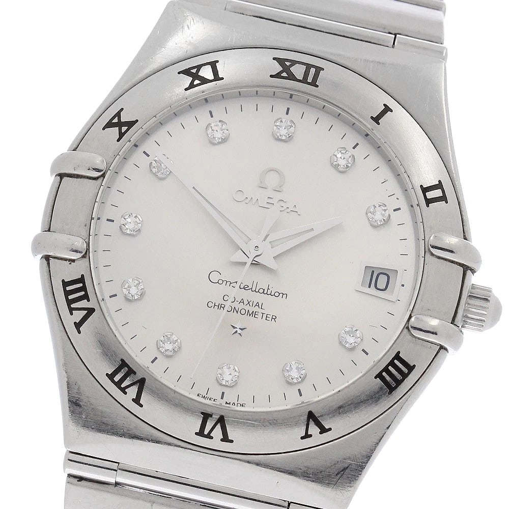 OMEGA CONSTELLATION AUTOMATIC WATCH: OMEGA Constellation Automatic Watch Brand: OMEGA Type/Style: Wristwatch Material: Band Material Stainless Steel, Case Material Stainless Steel Color: Band Color Silver, Case Color Silver, Dial Color