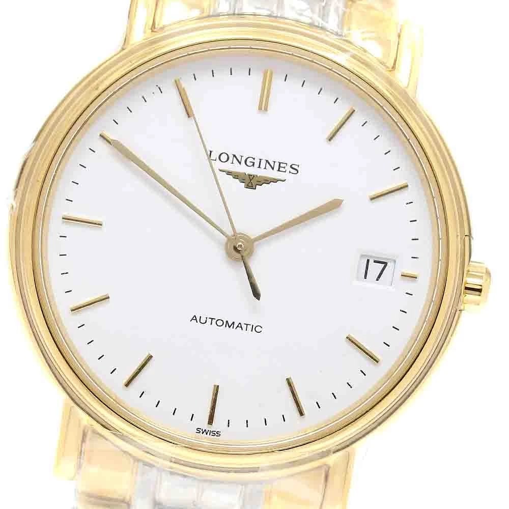 LONGINES PLAISANCE DATE WHITE DIAL AUTOMATIC WATCH: LONGINES Plaisance Date white Dial Automatic Watch Brand: LONGINES Type/Style: Wristwatch Material: Band Material Stainless Steel/Gold Plated, Case Material Stainless Steel/Gold Plated Color: Band Col