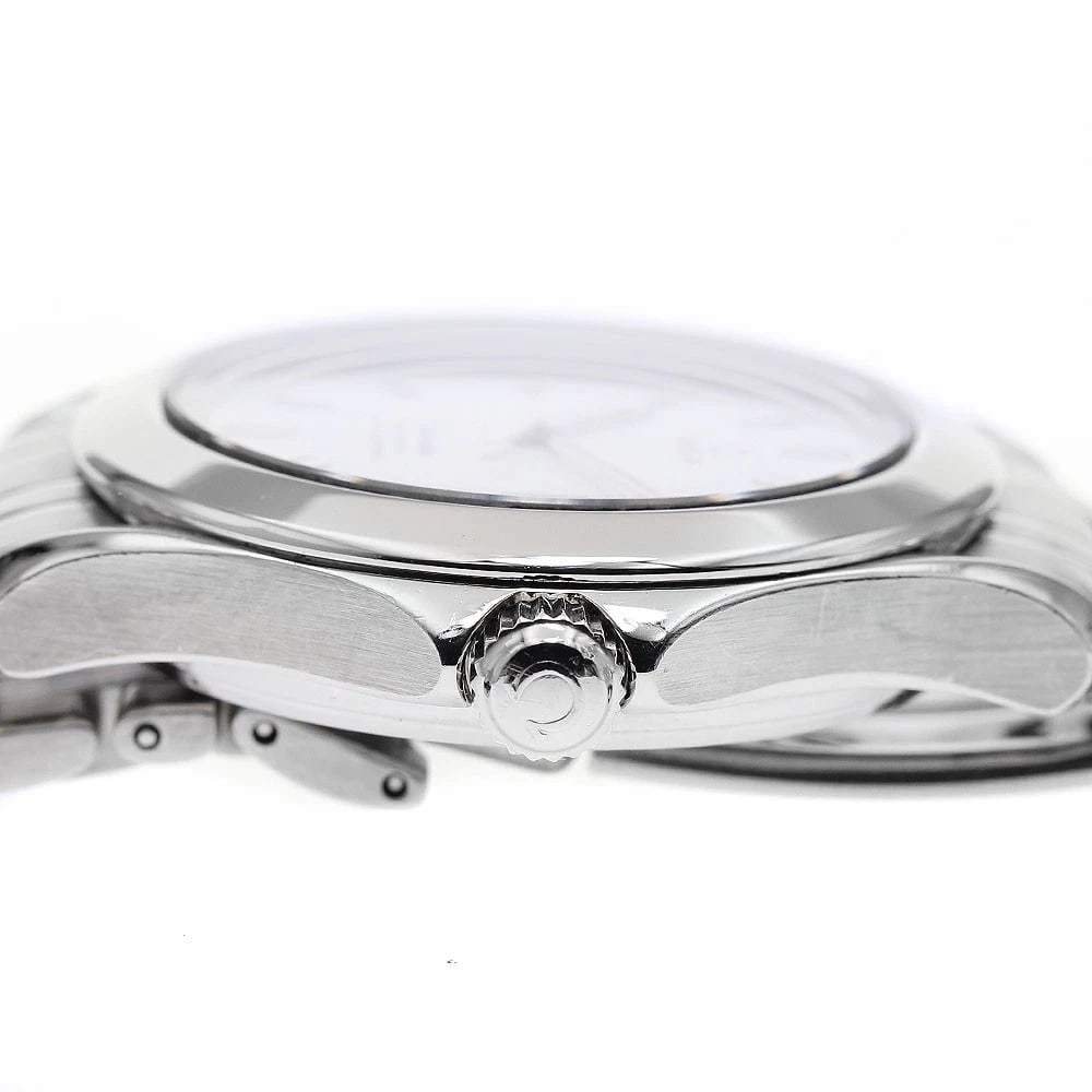 OMEGA SEAMASTER DATE WHITE DIAL AUTOMATIC WATCH - 4