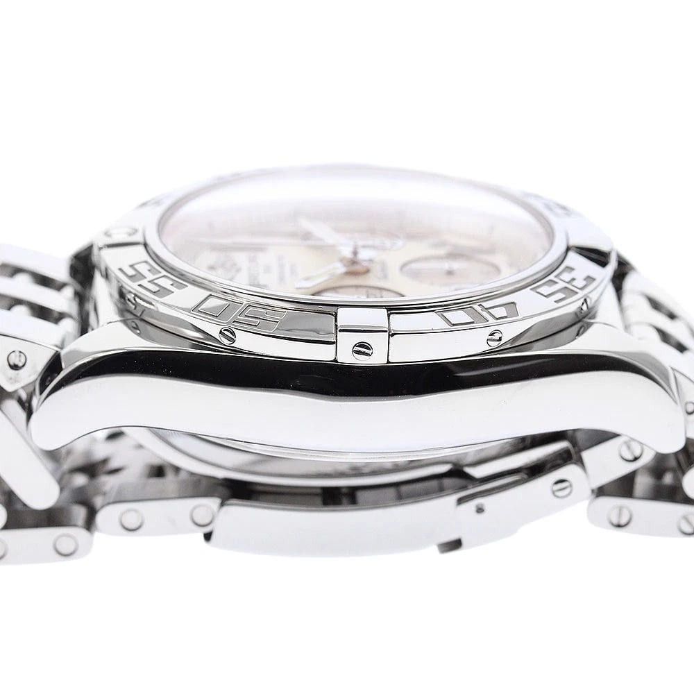 BREITLING CHRONOM44 CHRONOGRAPH SILVER DIAL AUTOMATIC WATCH - 5