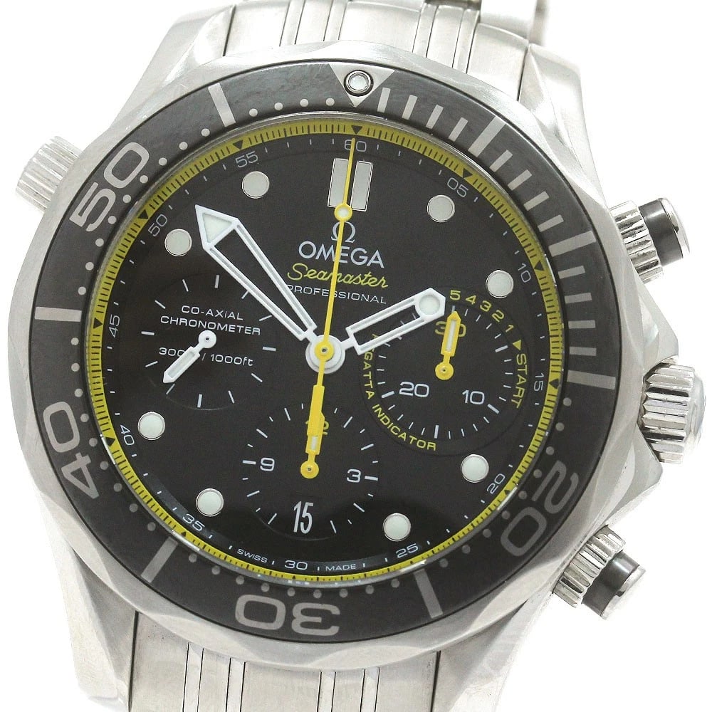 OMEGA SEAMASTER DIVER CO-AXIAL AUTOMATIC WATCH: OMEGA Seamaster Diver Co-Axial Automatic Watch Brand: OMEGA Type/Style: Wristwatch Material: Band Material Stainless Steel, Case Material Stainless Steel Color: Band Color Silver, Case Color Silver, D
