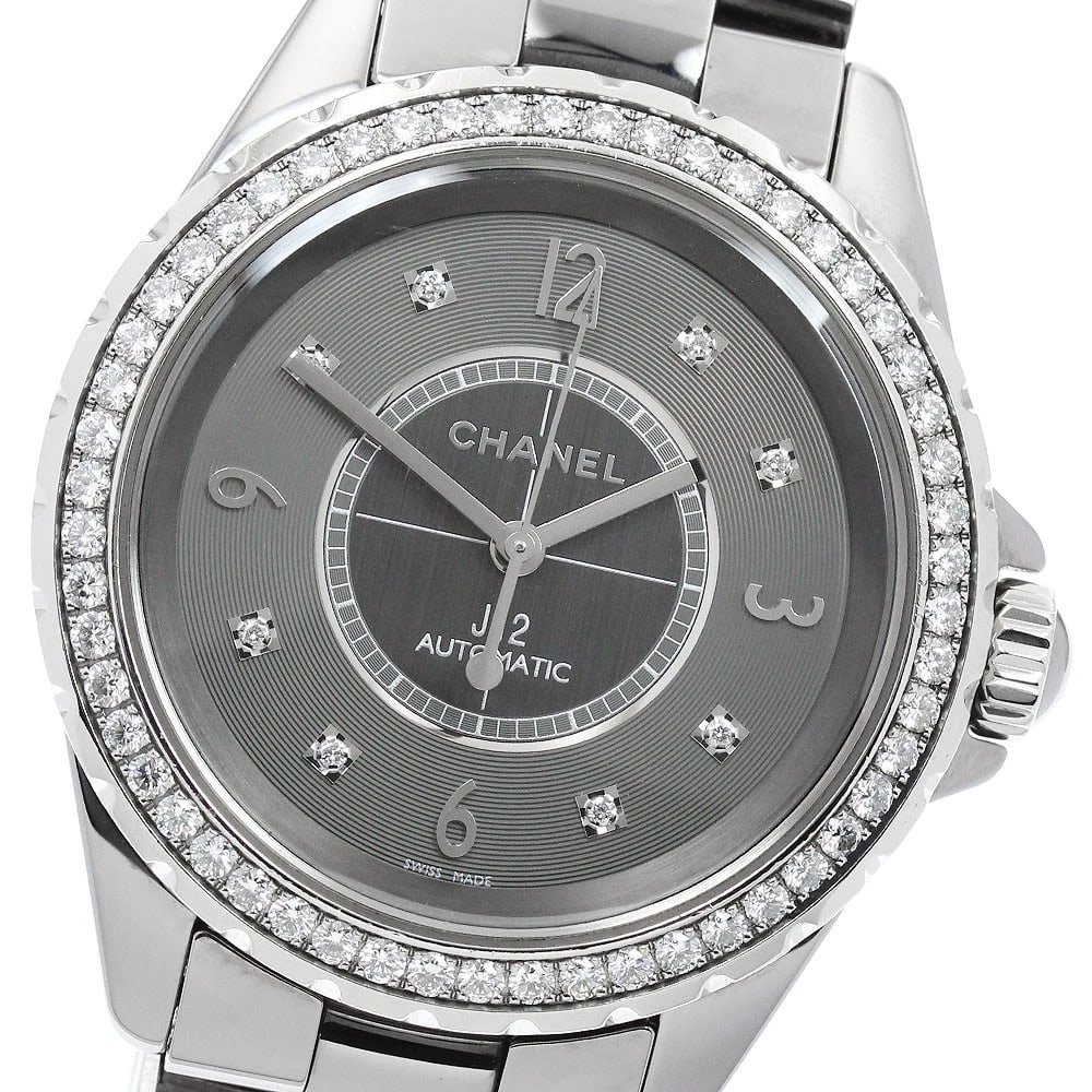 CHANEL J12 CHROMATIC DIAMOND BEZEL AUTOMATIC WATCH: CHANEL J12 Chromatic diamond bezel Automatic Watch Brand: CHANEL Type/Style: Wristwatch Material: Band Material Titanium Ceramic / Stainless Steel, Case Material Titanium Ceramic / Stainless Steel