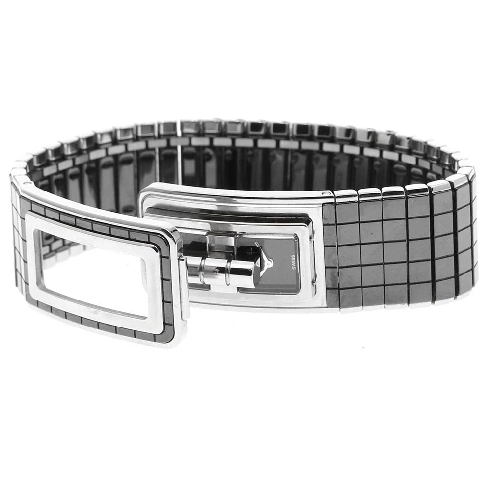 CHANEL CODE COCO BLACK CERAMIC BLACK DIAL QUARTZ WATCH - 3