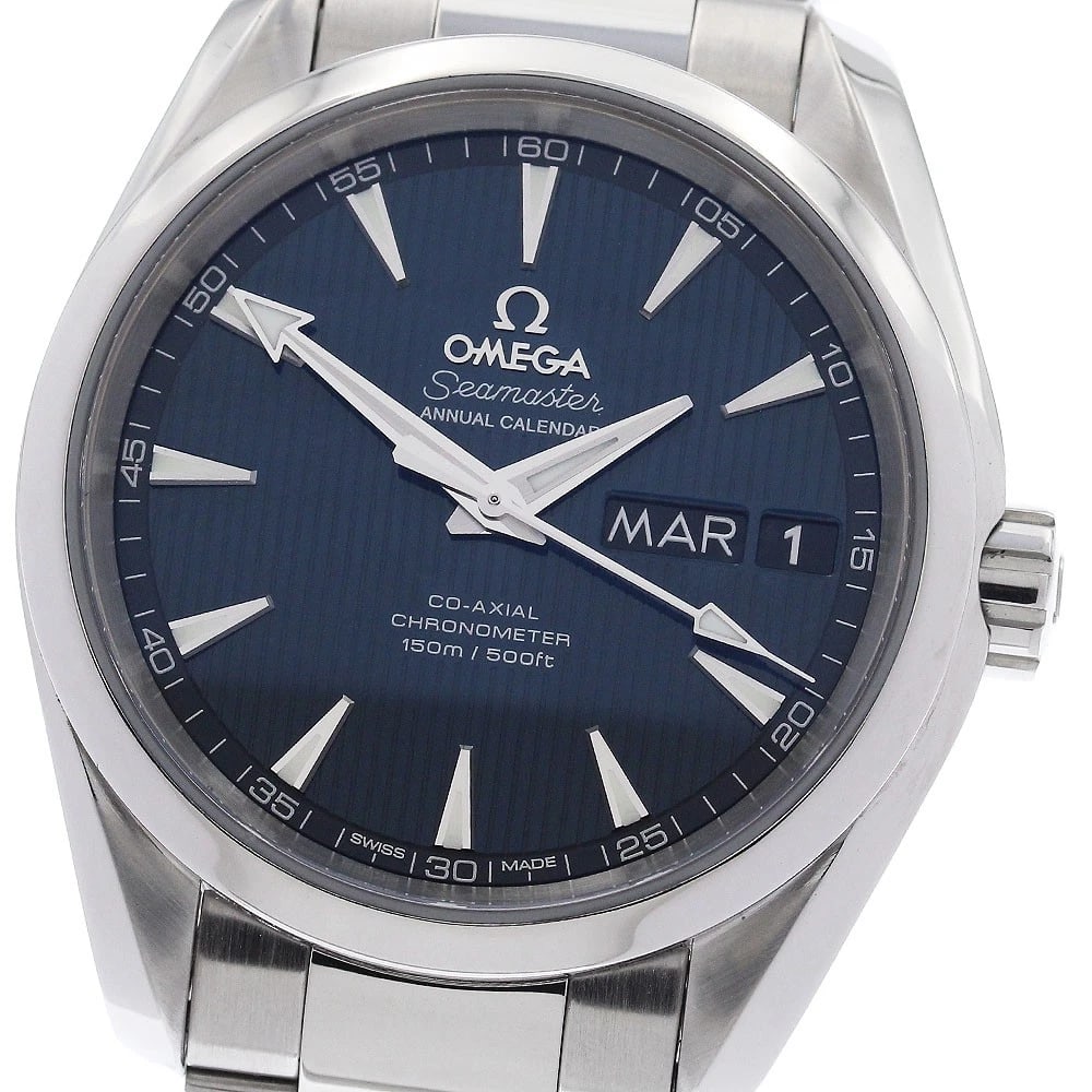 OMEGA SEAMASTER AQUA TERRA AUTOMATIC WATCH: OMEGA Seamaster Aqua Terra Automatic Watch Brand: OMEGA Type/Style: Wristwatch Material: Band Material Stainless Steel, Case Material Stainless Steel Color: Band Color Silver, Case Color Silver, Dial