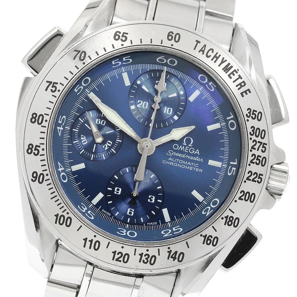 OMEGA SPEEDMASTER SPLIT SECOND AUTOMATIC WATCH: OMEGA Speedmaster Split Second Automatic Watch Brand: OMEGA Type/Style: Wristwatch Material: Band Material Stainless Steel, Case Material Stainless Steel Color: Band Color Silver, Case Color Silver,