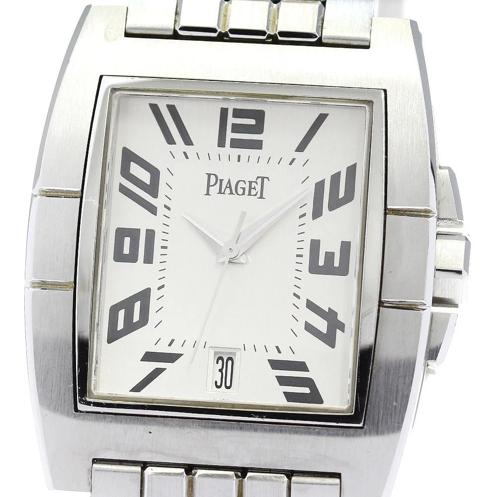 PIAGET UPSTREAM DATE SILVER DIAL AUTOMATIC WATCH: PIAGET Upstream Date Silver Dial Automatic Watch Brand: PIAGET Type/Style: Wristwatch Material: Band Material Stainless Steel, Case Material Stainless Steel Color: Band Color Silver, Case Color