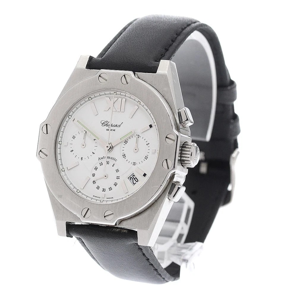 CHOPARD ST MORITZ DATE WHITE DIAL AUTOMATIC WATCH - 2