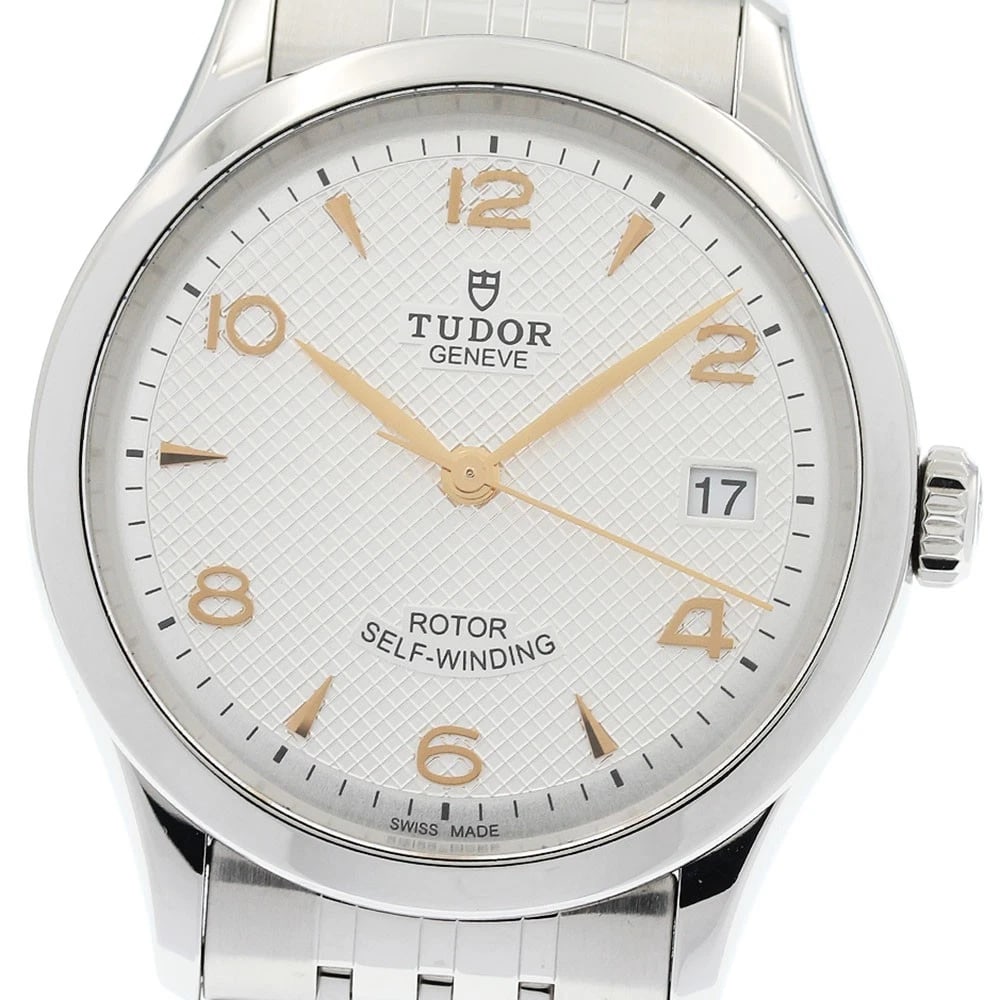TUDOR DATE SILVER DIAL AUTOMATIC WATCH: TUDOR Date Silver Dial Automatic Watch Brand: TUDOR Type/Style: Wristwatch Material: Band Material Stainless Steel, Case Material Stainless Steel Color: Band Color Silver, Case Color Silver, Dial