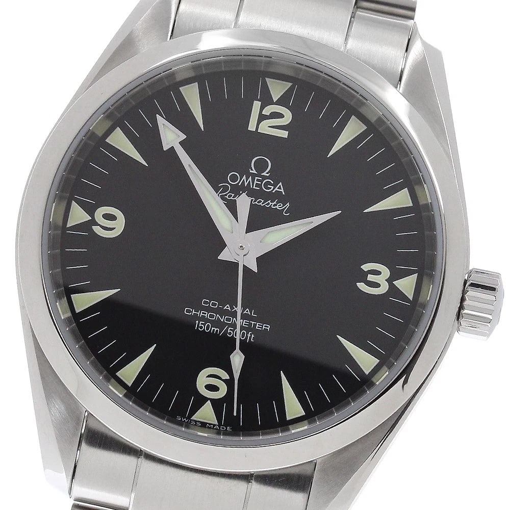 OMEGA SEAMASTER AQUA TERRA RAILMASTER AUTOMATIC WATCH: OMEGA Seamaster Aqua Terra Railmaster Automatic Watch Brand: OMEGA Type/Style: Wristwatch Material: Band Material Stainless Steel, Case Material Stainless Steel Color: Band Color Silver, Case Color