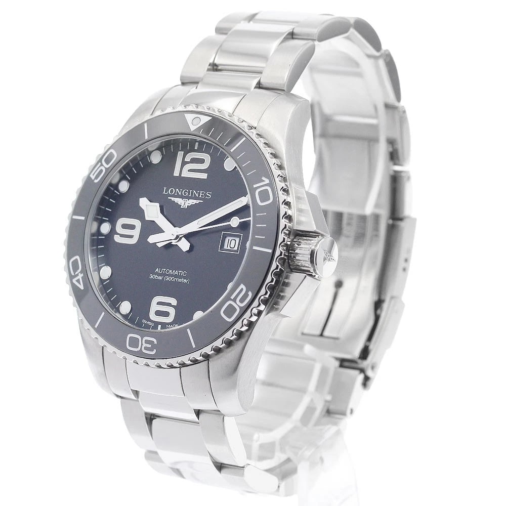 LONGINES HYDRO CONQUEST DATE BLACK DIAL AUTOMATIC WATCH - 2