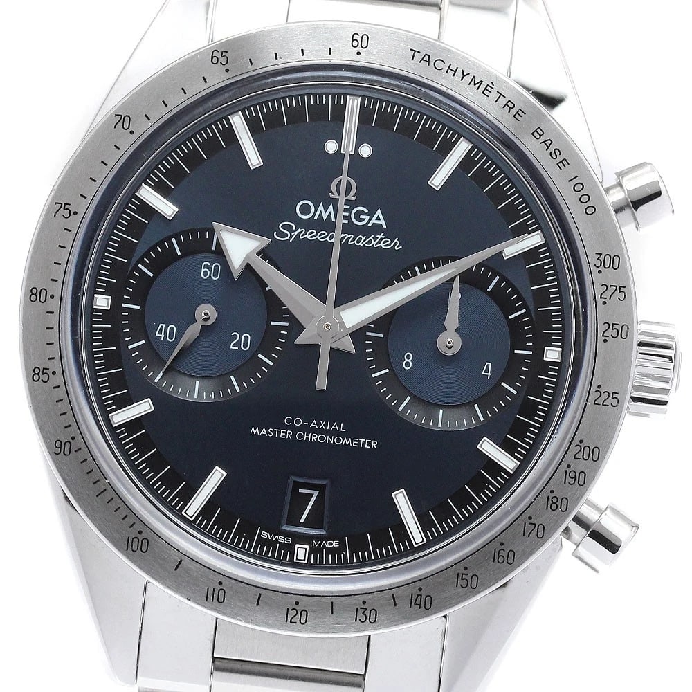 OMEGA SPEED ??MASTER 57 HAND WINDING WATCH: OMEGA Speed ??master 57 Hand Winding Watch Brand: OMEGA Type/Style: Wristwatch Material: Band Material Stainless Steel, Case Material Stainless Steel Color: Band Color Silver, Case Color Silver, Dial 