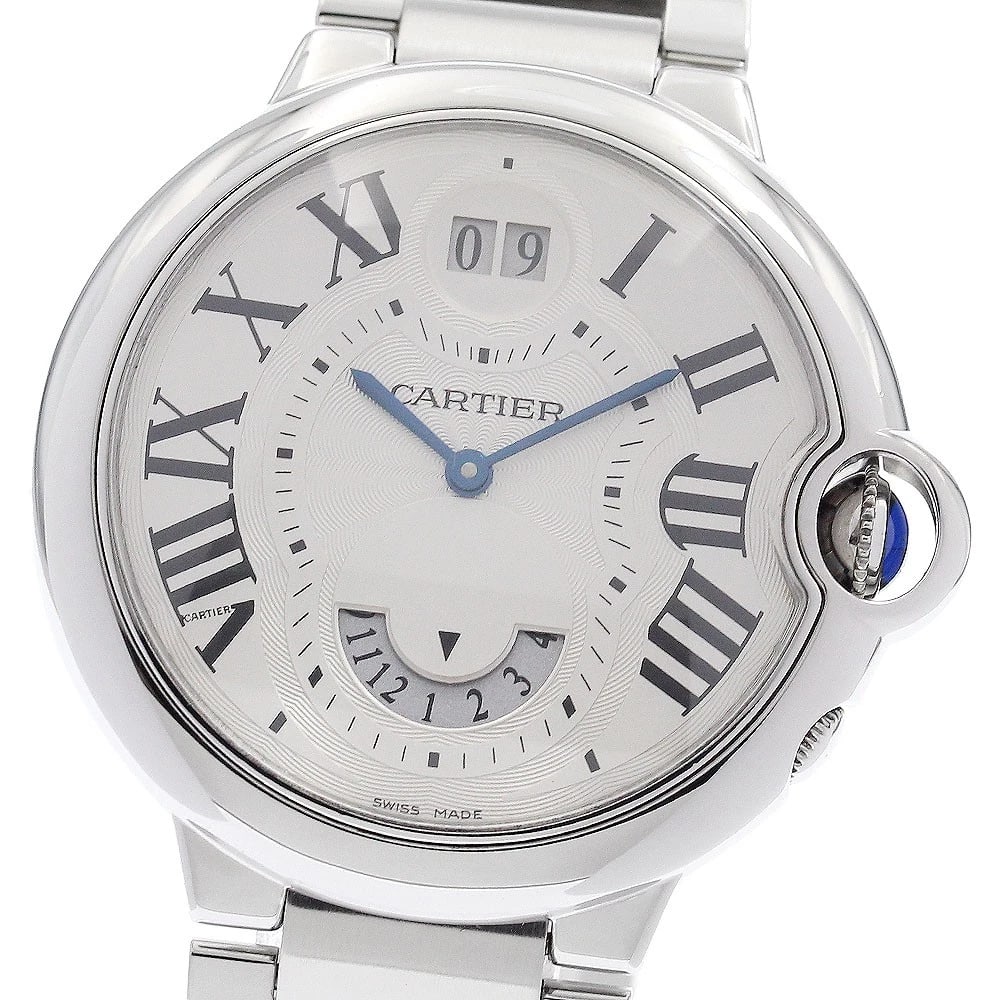 CARTIER BARON BLUE SILVER DIAL QUARTZ WATCH: CARTIER Baron blue Silver Dial Quartz Watch Brand: CARTIER Type/Style: Wristwatch Material: Band Material Stainless Steel, Case Material Stainless Steel Color: Band Color Silver, Case Color Silver, Di