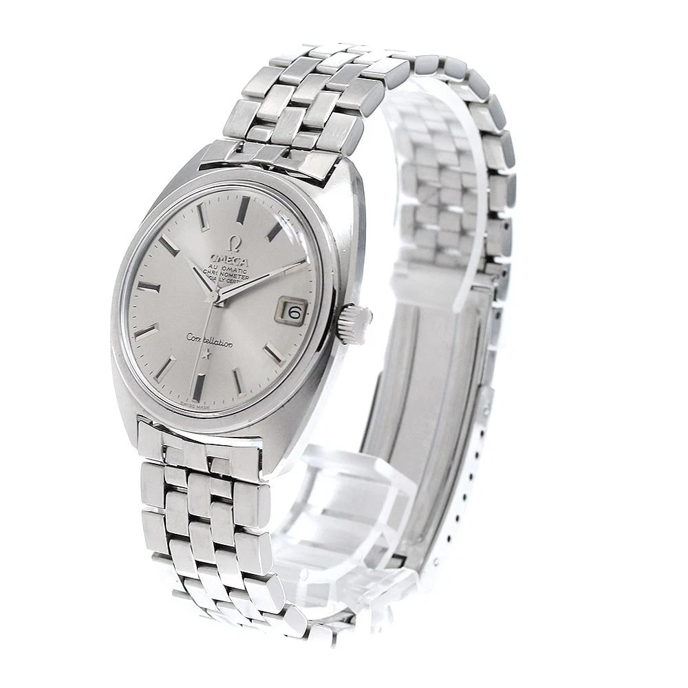 OMEGA CONSTELLATION DATE SILVER DIAL AUTOMATIC WATCH - 2