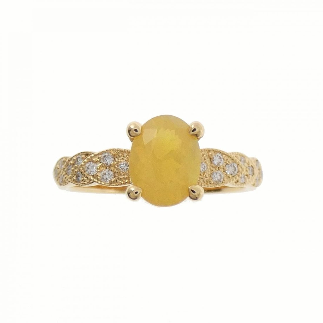 K18YG OPAL RING - 2