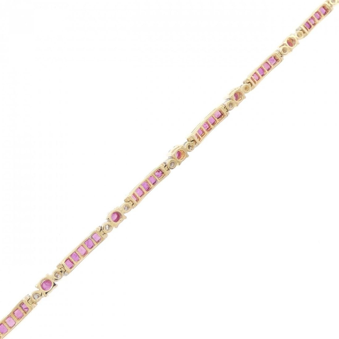 750YG RUBY BRACELET - 2