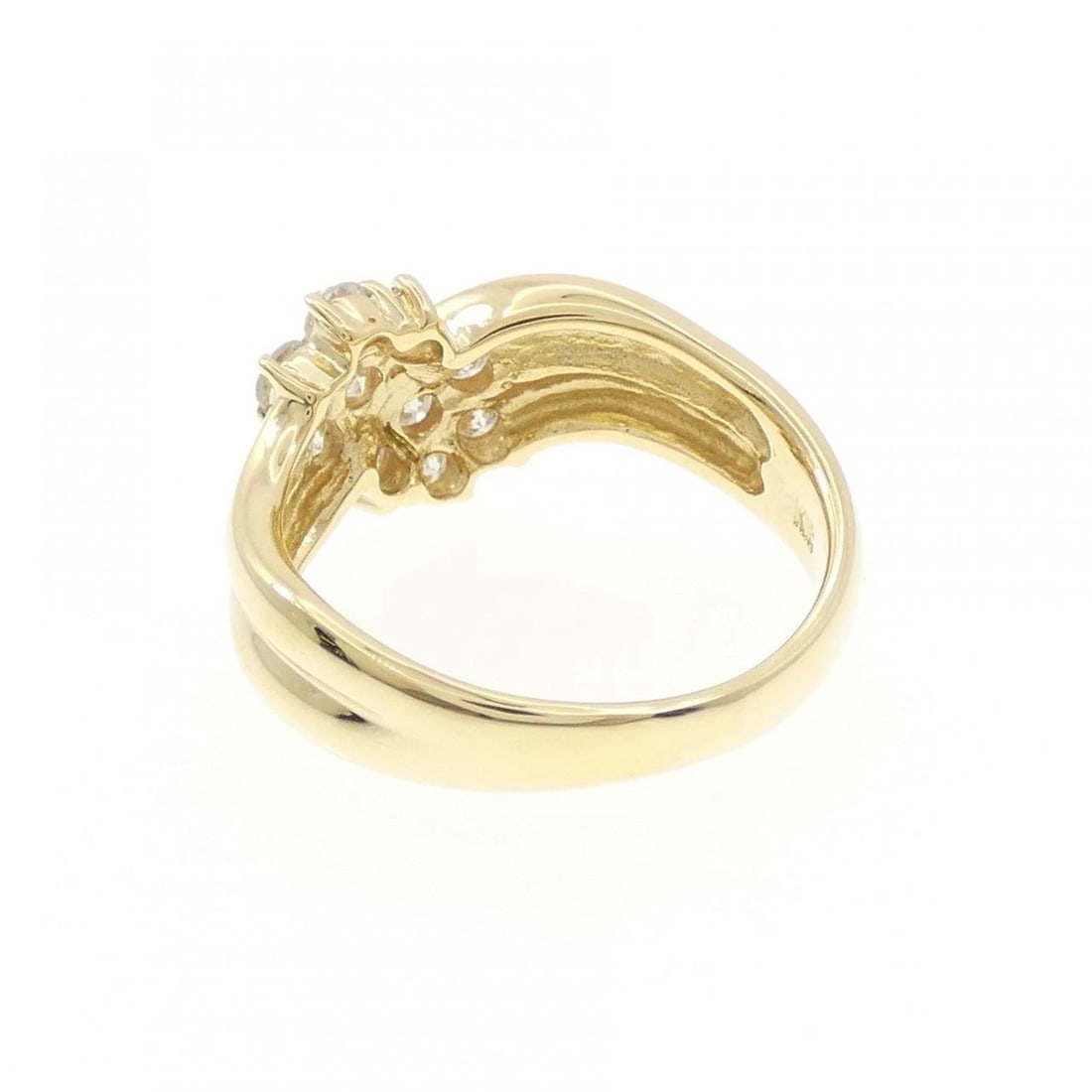 K18YG DIAMOND RING - 2