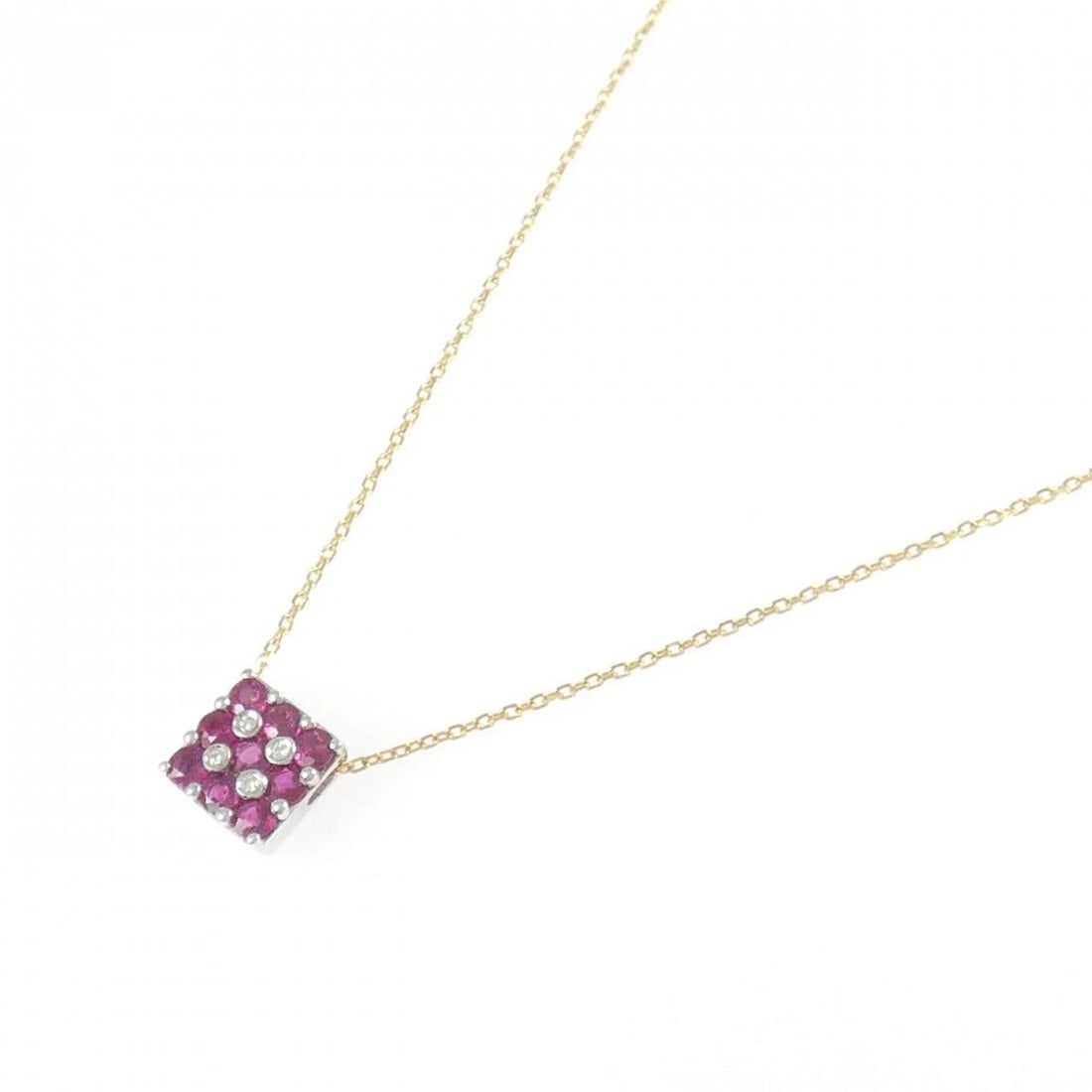 K18WG/K18YG RUBY NECKLACE - 2