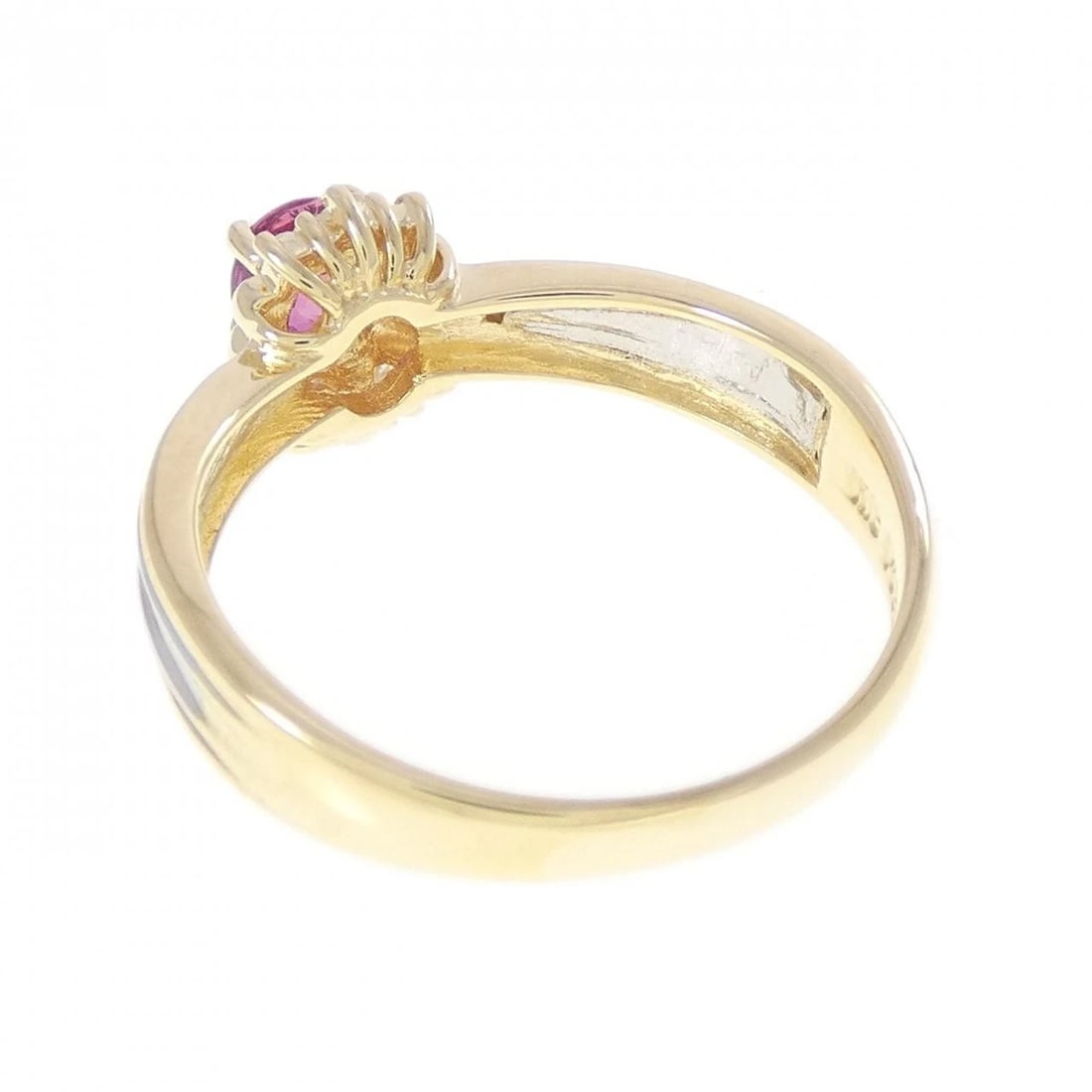 K18YG/PT900 RUBY RING - 3