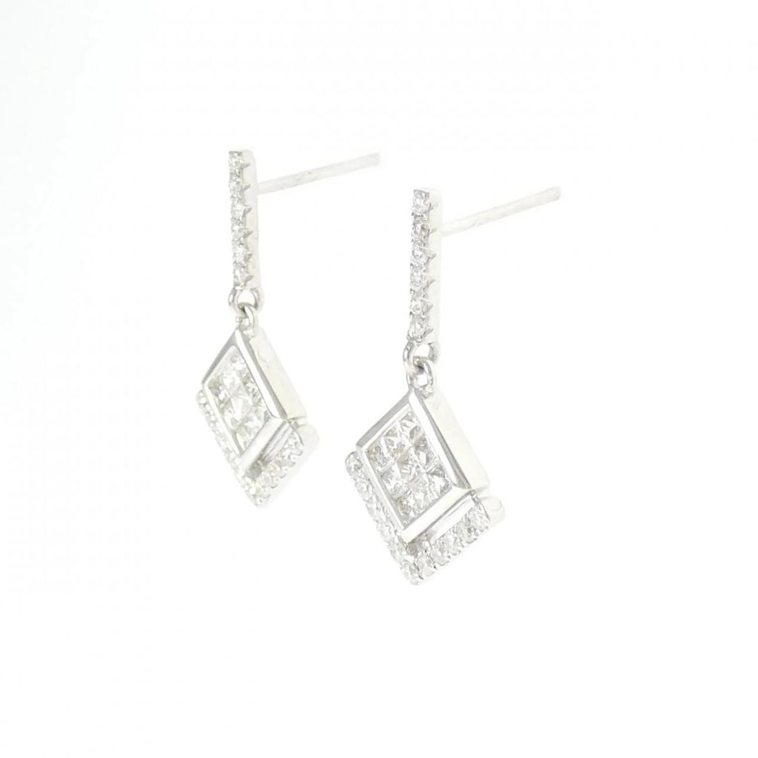 K18WG DIAMOND PIERCING - 2