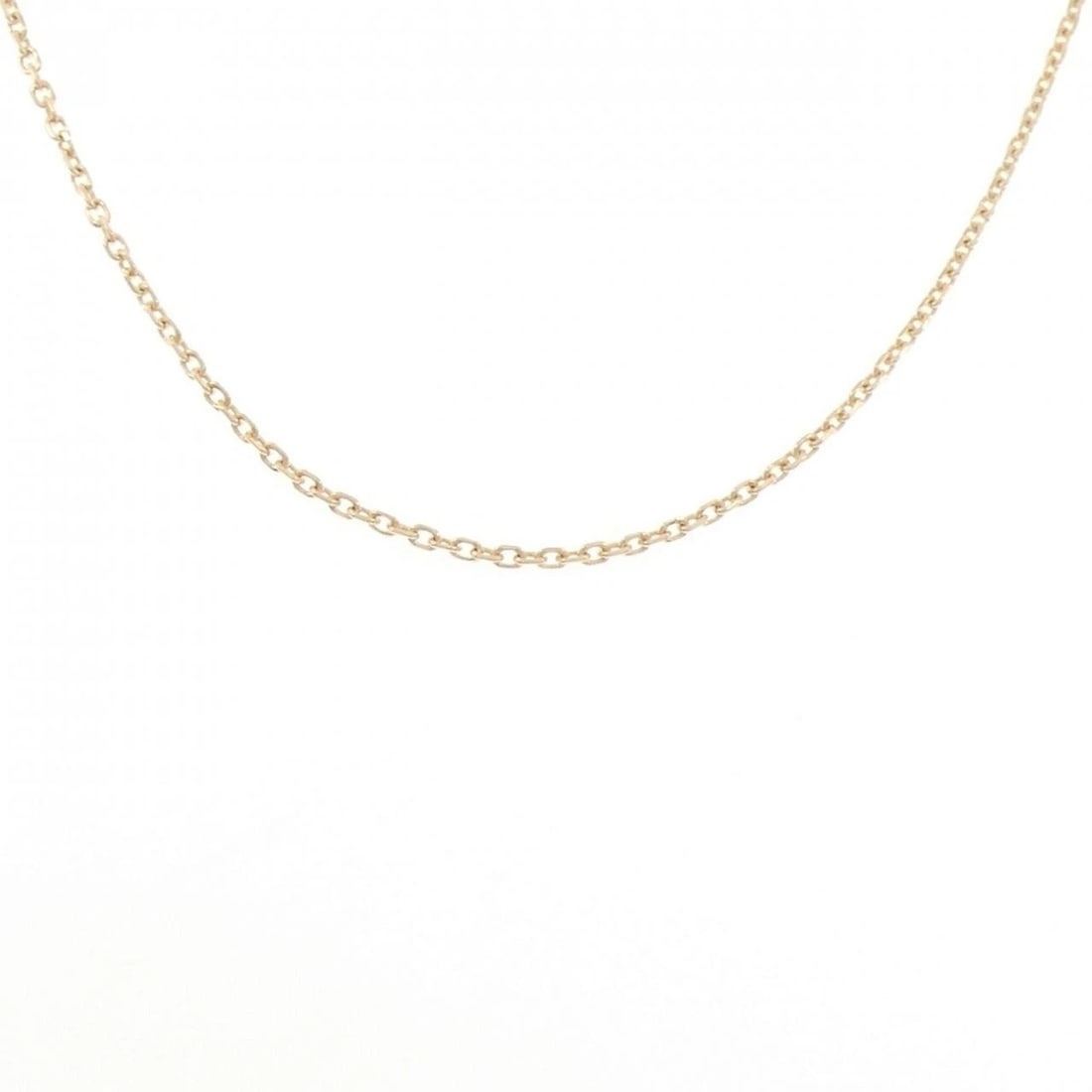 K18YG CHAIN NECKLACE: K18YG Chain Necklace Brand: Unbranded Type/Style: Necklace Material: K18YG Color: YG Size: Actual Size Chain maximum width approx.: 1.4mm Size 41cm Accessories: None Accessories Notice: When