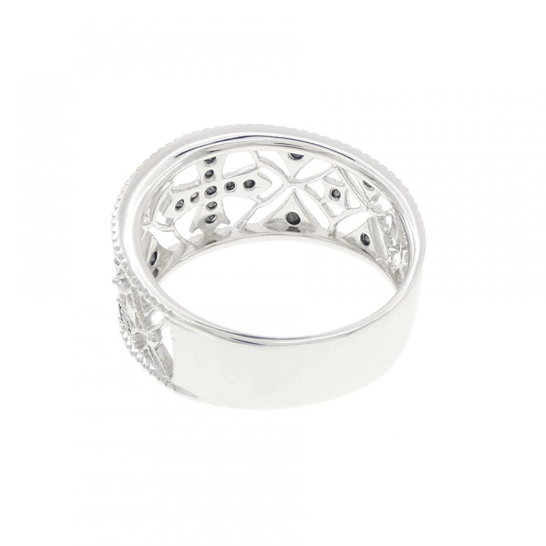 K18WG DIAMOND RING - 3