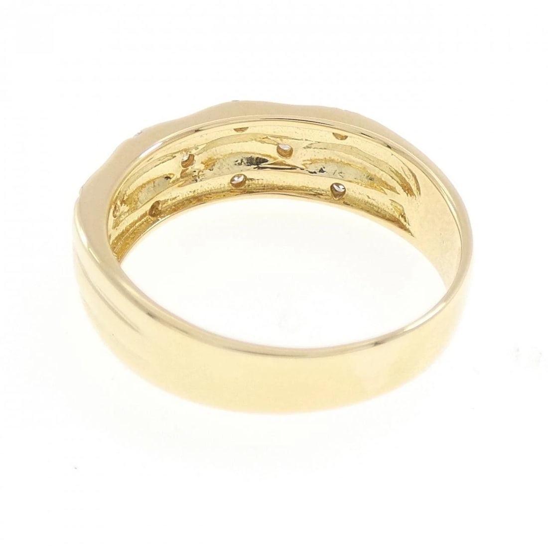 K18YG DIAMOND RING - 3
