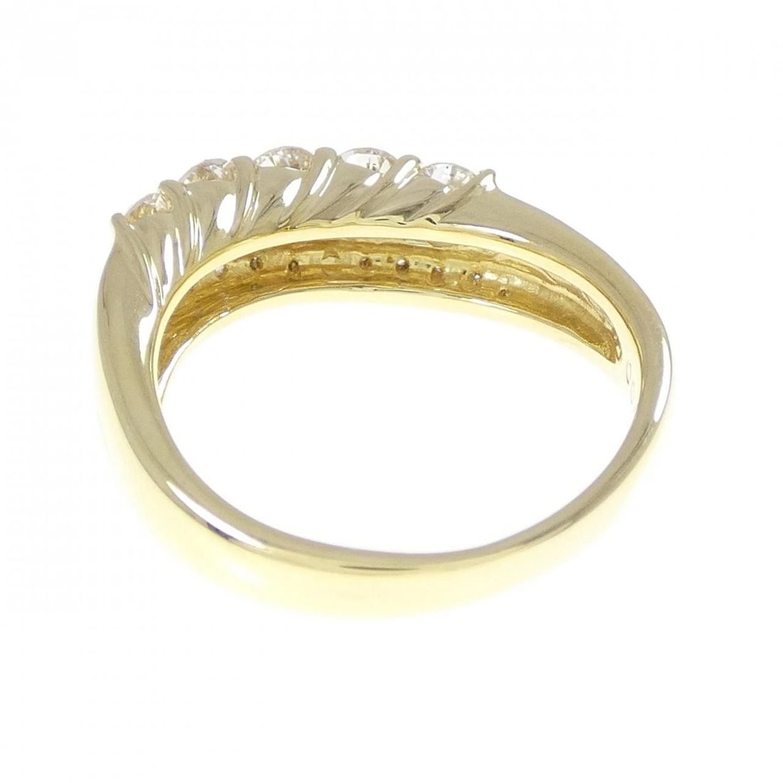 K18YG DIAMOND RING - 3