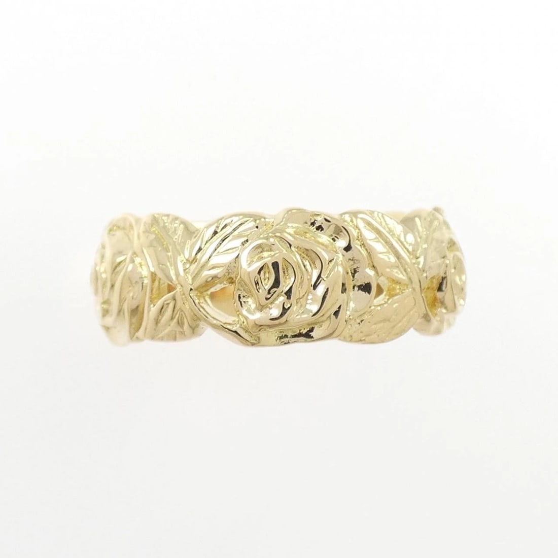 K18YG ROSE RING - 2
