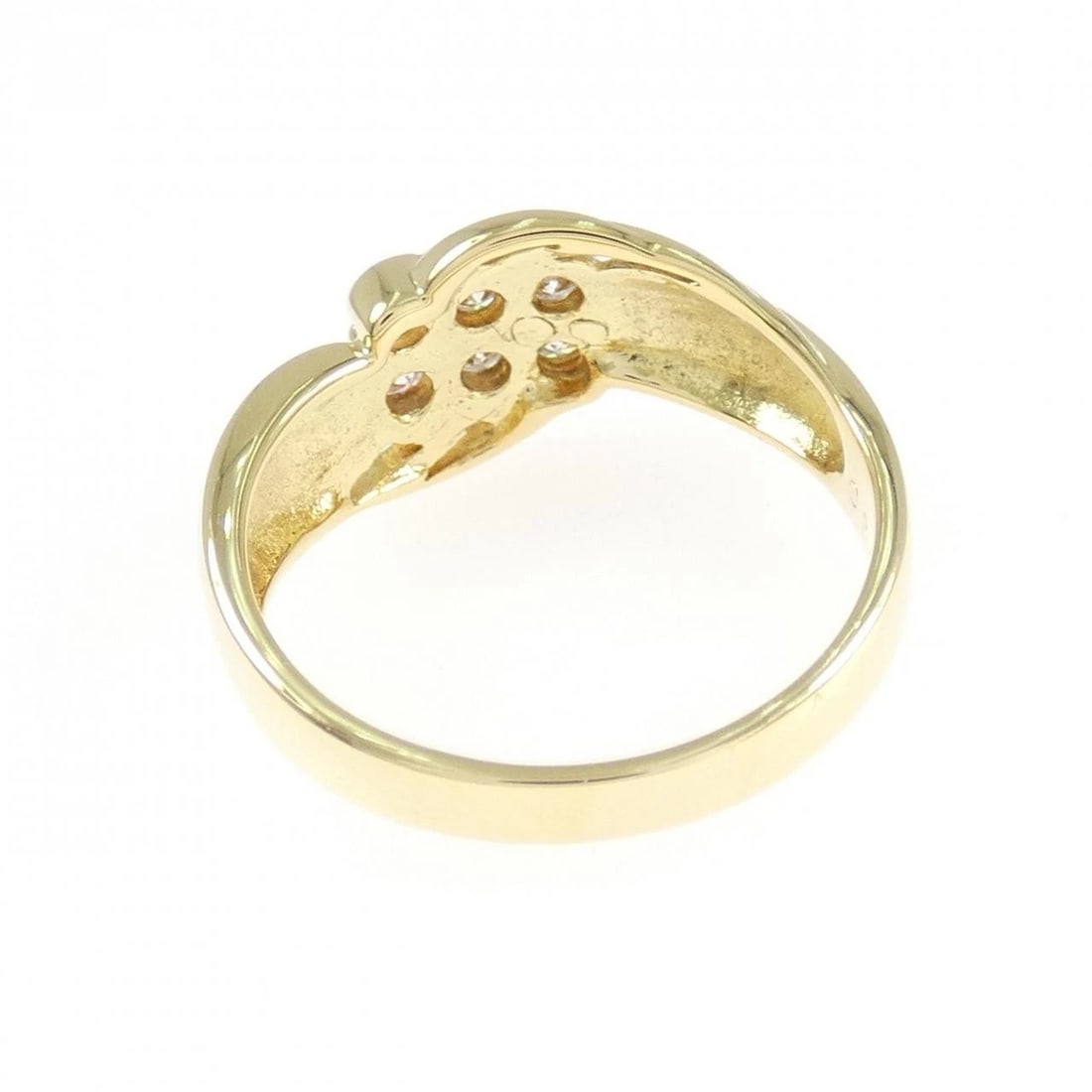 K18YG DIAMOND RING - 3