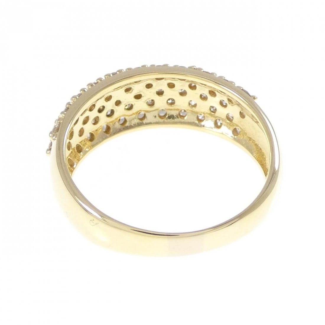 K18YG DIAMOND RING - 3