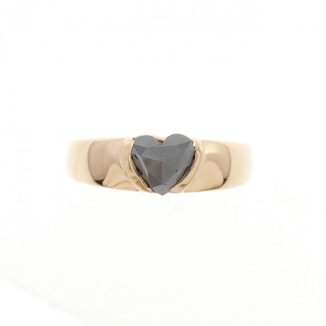 K18PG HEART DIAMOND RING - 2