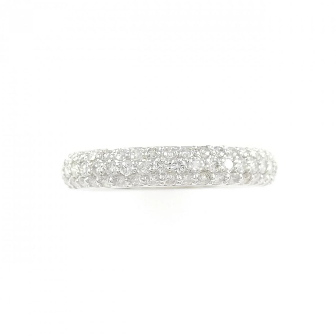 K18WG DIAMOND RING - 2