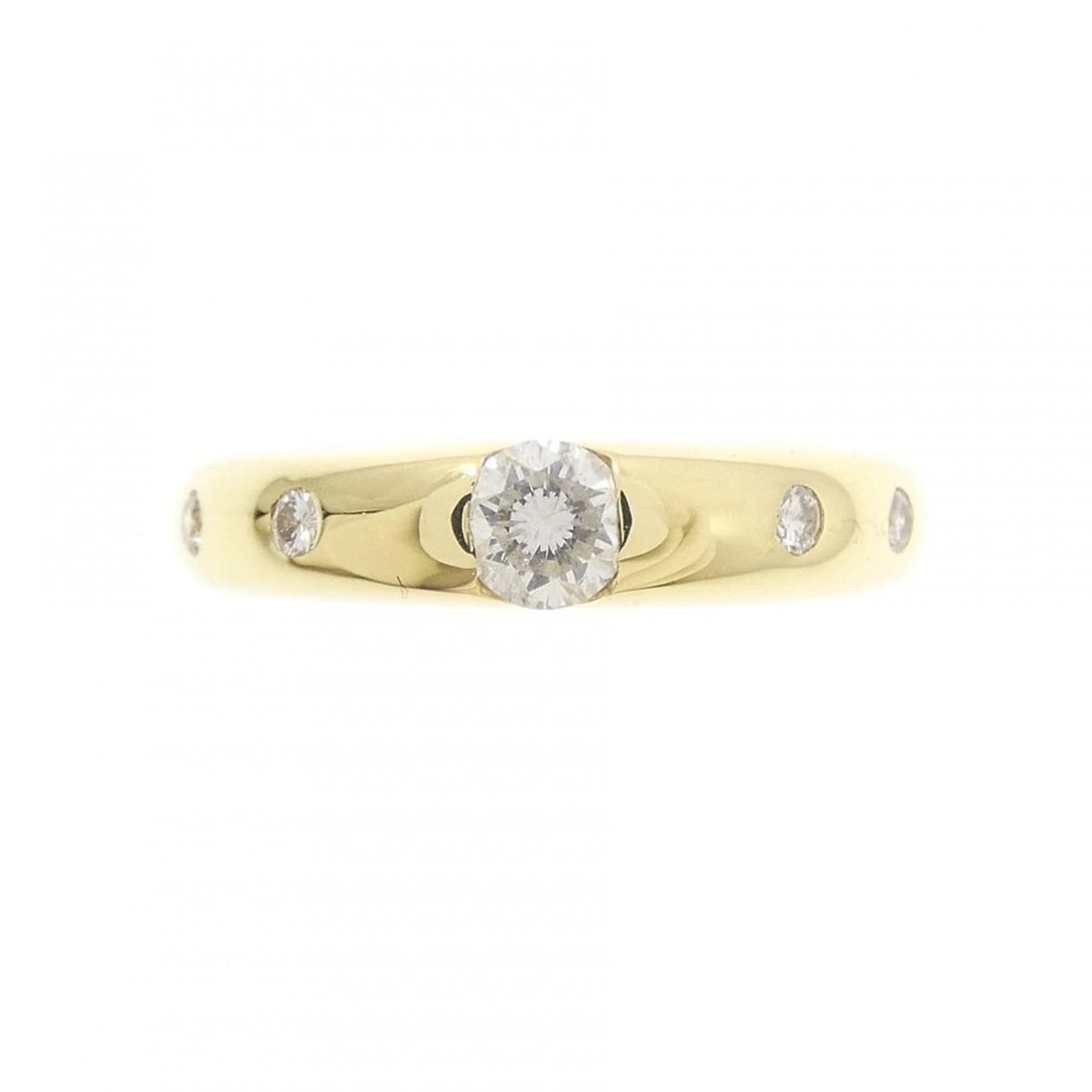 K18YG DIAMOND RING - 2