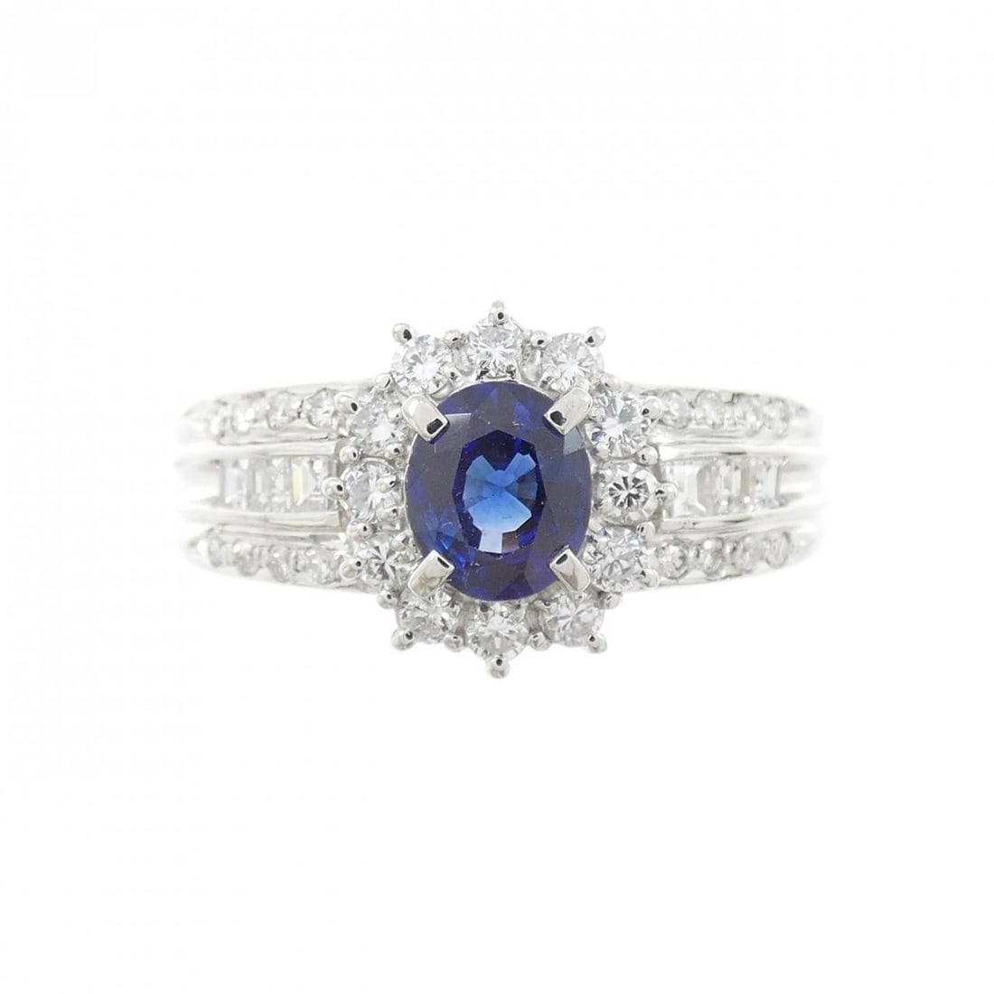 PT900 SAPPHIRE RING - 2