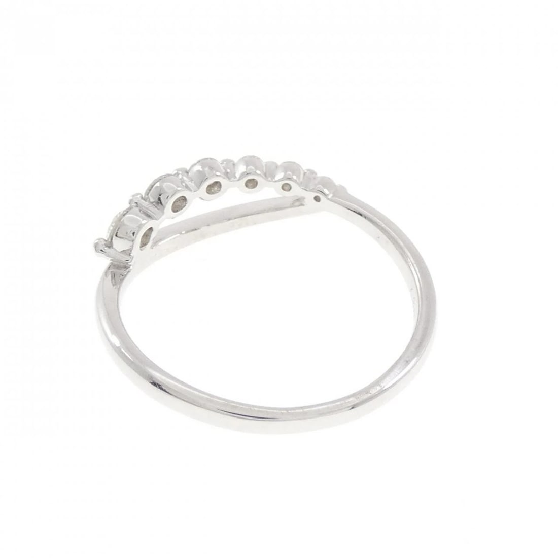 K18WG DIAMOND RING - 3