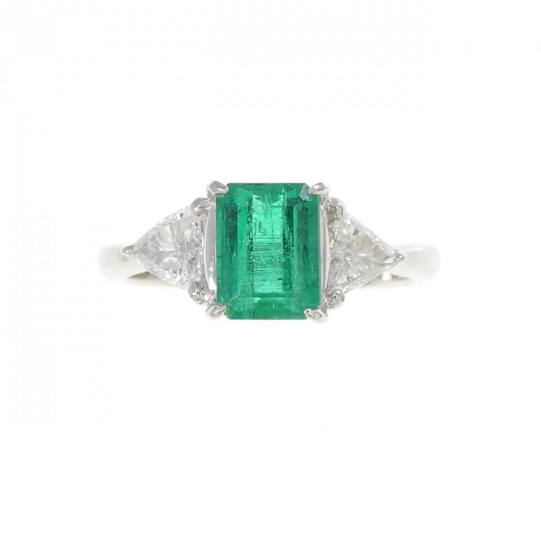 PT900 EMERALD RING - 2