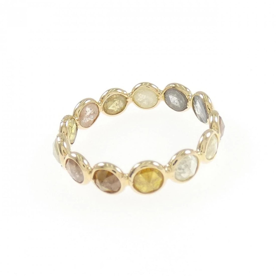 K18YG DIAMOND RING - 2