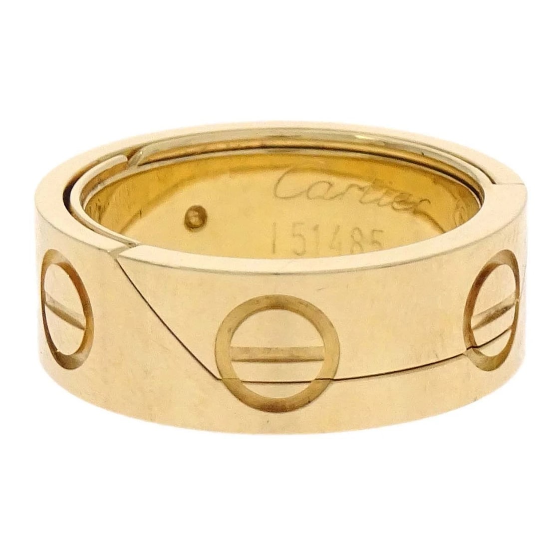 CARTIER ASTRO LOVE RING 750: Cartier Astro Love Ring 750 Brand: Cartier Type/Style: Ring Material: Au750 Color: Gold Size: 5.5 - 5.75 US Accessories: None Accessories Notice: When purchasing pre-owned goods, please refer to the