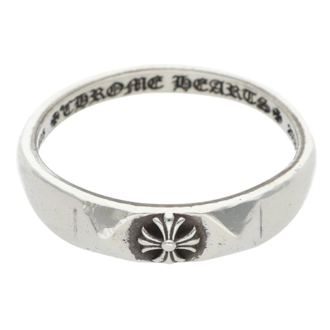 CHROME HEARTS BUBBLGM PYRAMID PLS SILVER RING: Chrome Hearts BUBBLGM PYRAMID PLS Silver Ring Brand: Chrome Hearts Type/Style: Ring Material: 925 Silver Color: Silver Size: 6.75 - 7 US Accessories: None Accessories Notice: When purchasing